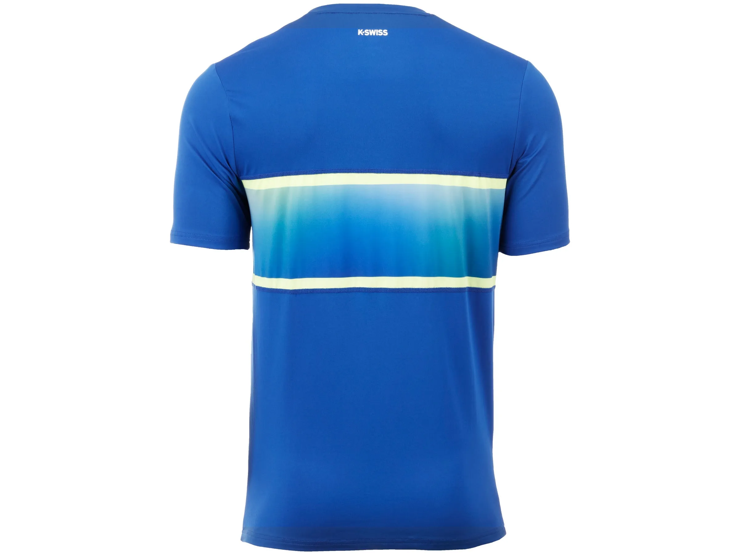 104241-487 | MENS HYPERCOURT EXPRESS CREW TEE 2 | WEB BLUE/SHARP GREEN