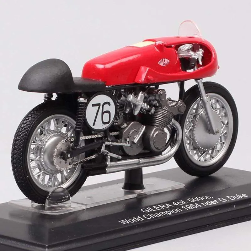 1:24 scale tiny Italeri Gilera 4cil 500cc World Champion 1954 No#76 G Duke motorcycle moto Diecasts & Toy Vehicles GP bike model