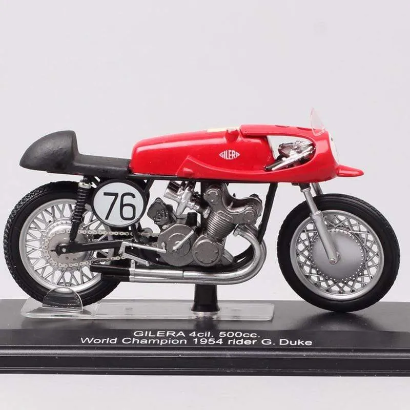 1:24 scale tiny Italeri Gilera 4cil 500cc World Champion 1954 No#76 G Duke motorcycle moto Diecasts & Toy Vehicles GP bike model