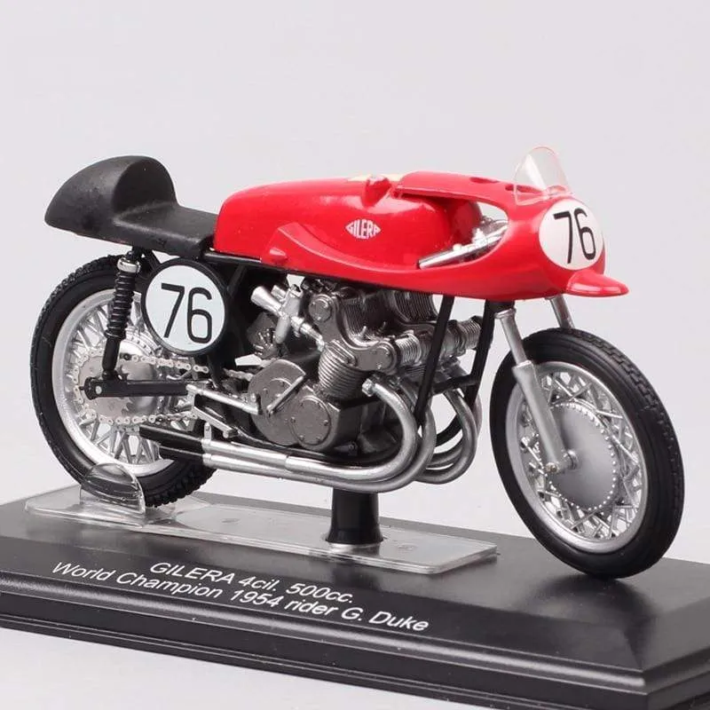 1:24 scale tiny Italeri Gilera 4cil 500cc World Champion 1954 No#76 G Duke motorcycle moto Diecasts & Toy Vehicles GP bike model