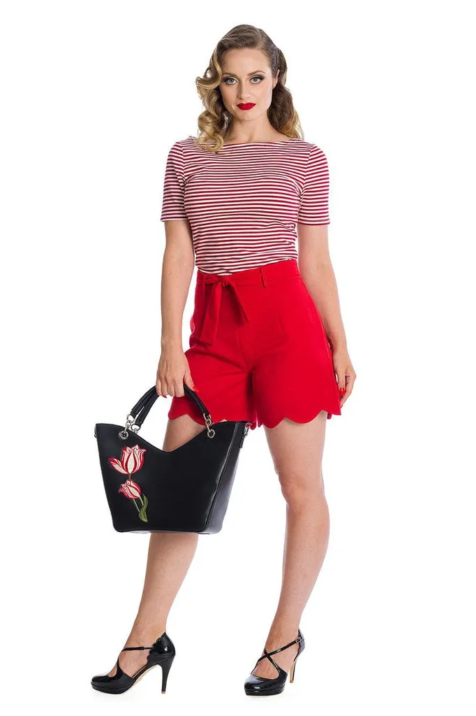 Ahoy Scallop Shorts