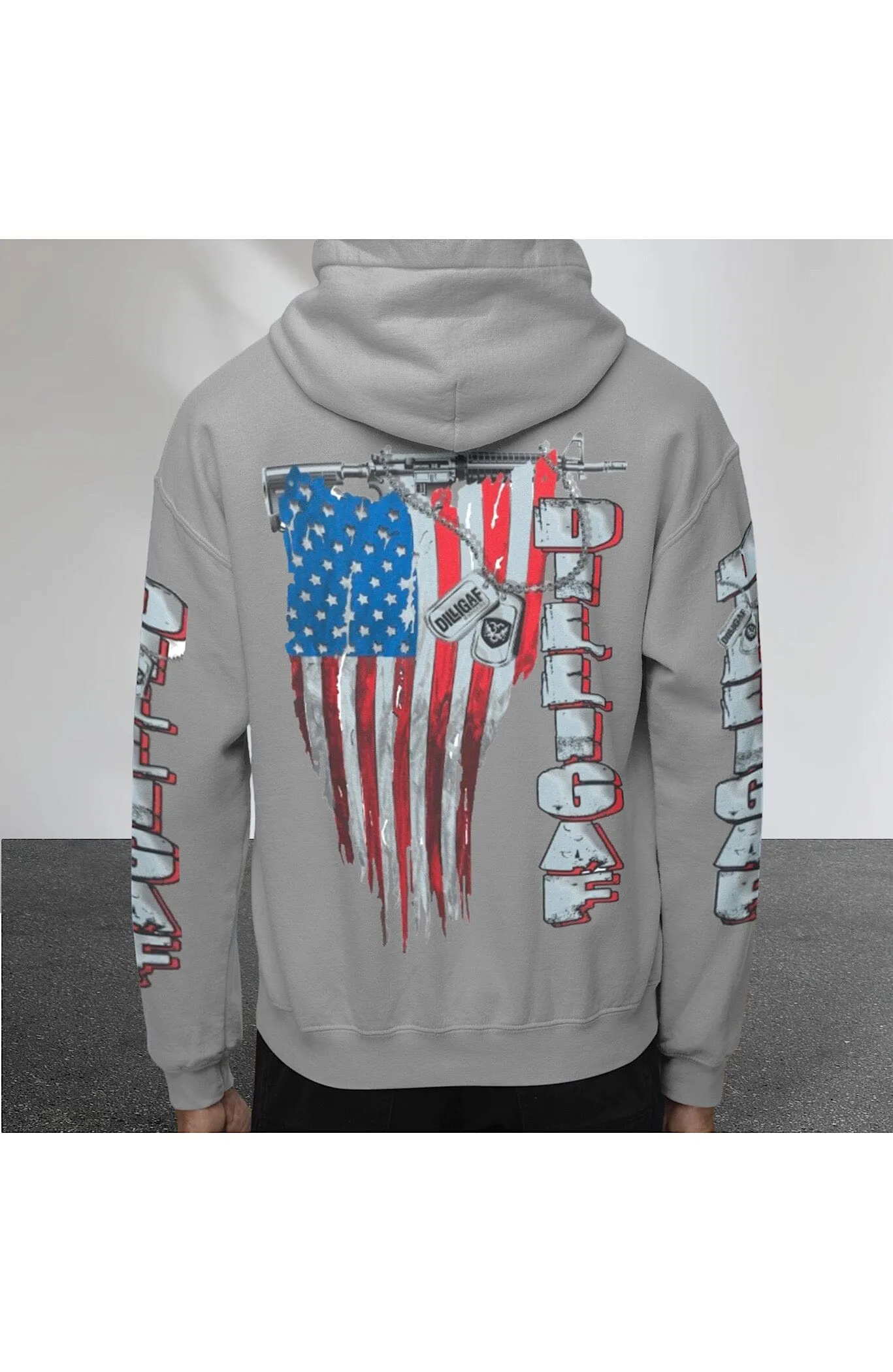 American Warfare Zip Up Hoodie