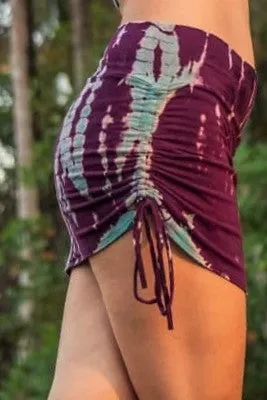 Amethyst Tie Dye Cinch Skirt