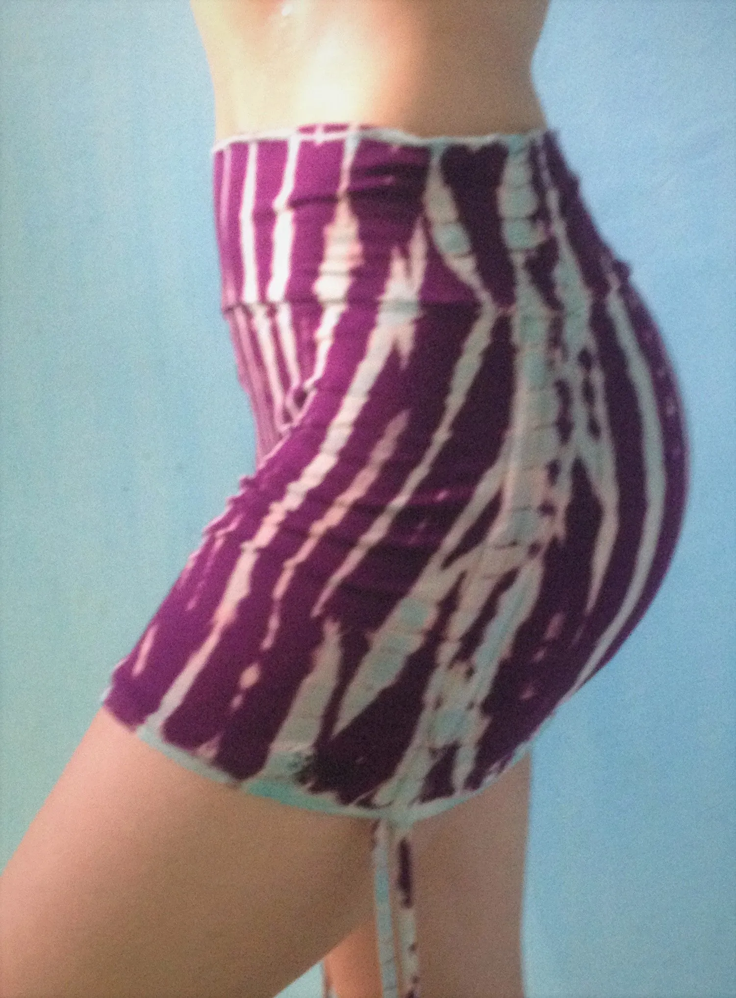 Amethyst Tie Dye Cinch Skirt