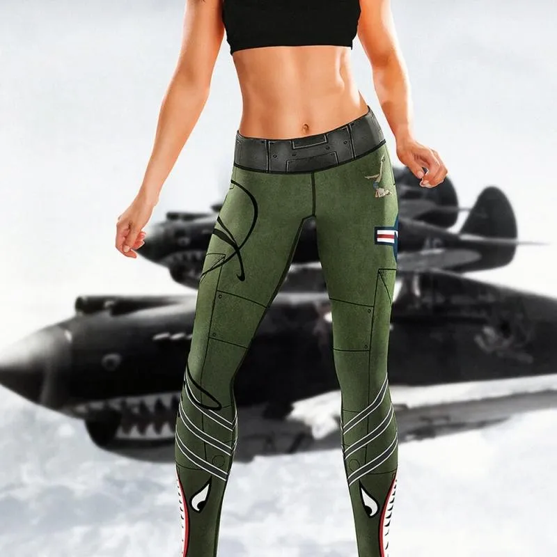 Anarchy Apparel Bomber Compression Leggings