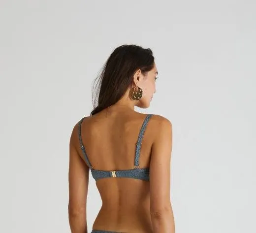 AQUA BLU DOVE UW  BIKINI TOP