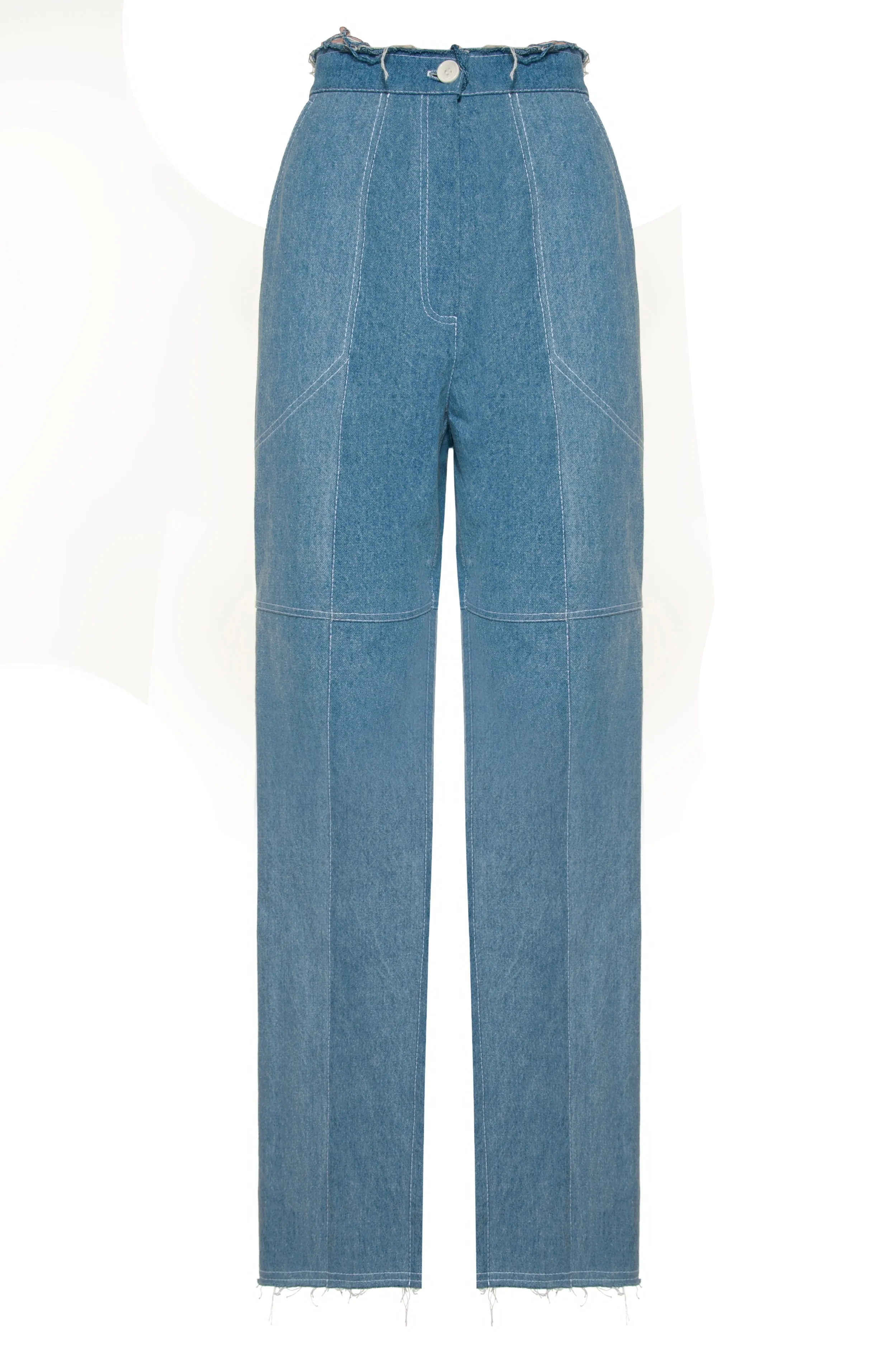 AQUA DENIM RELAXED PANTS