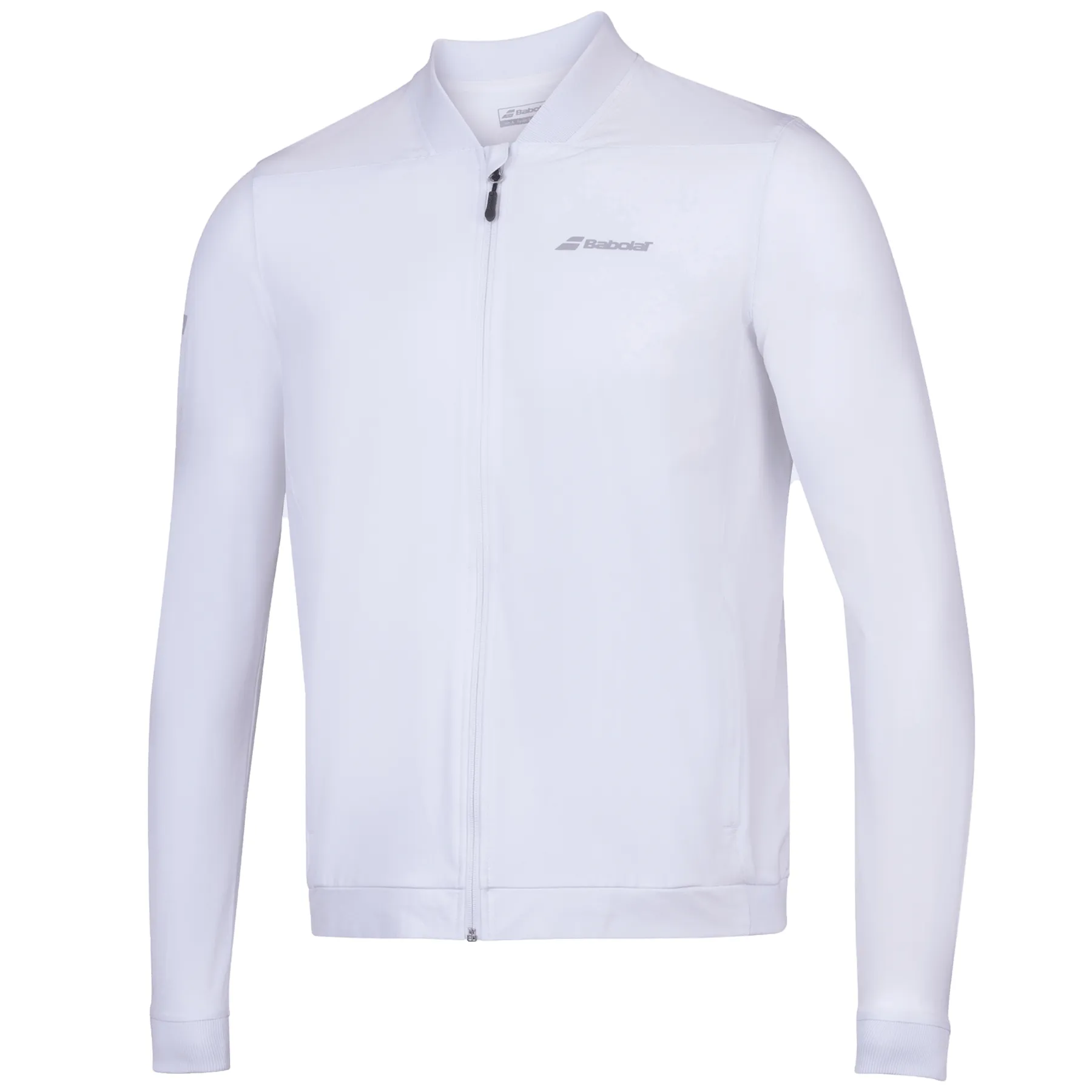 Babolat Play Junior Jacket - White/White