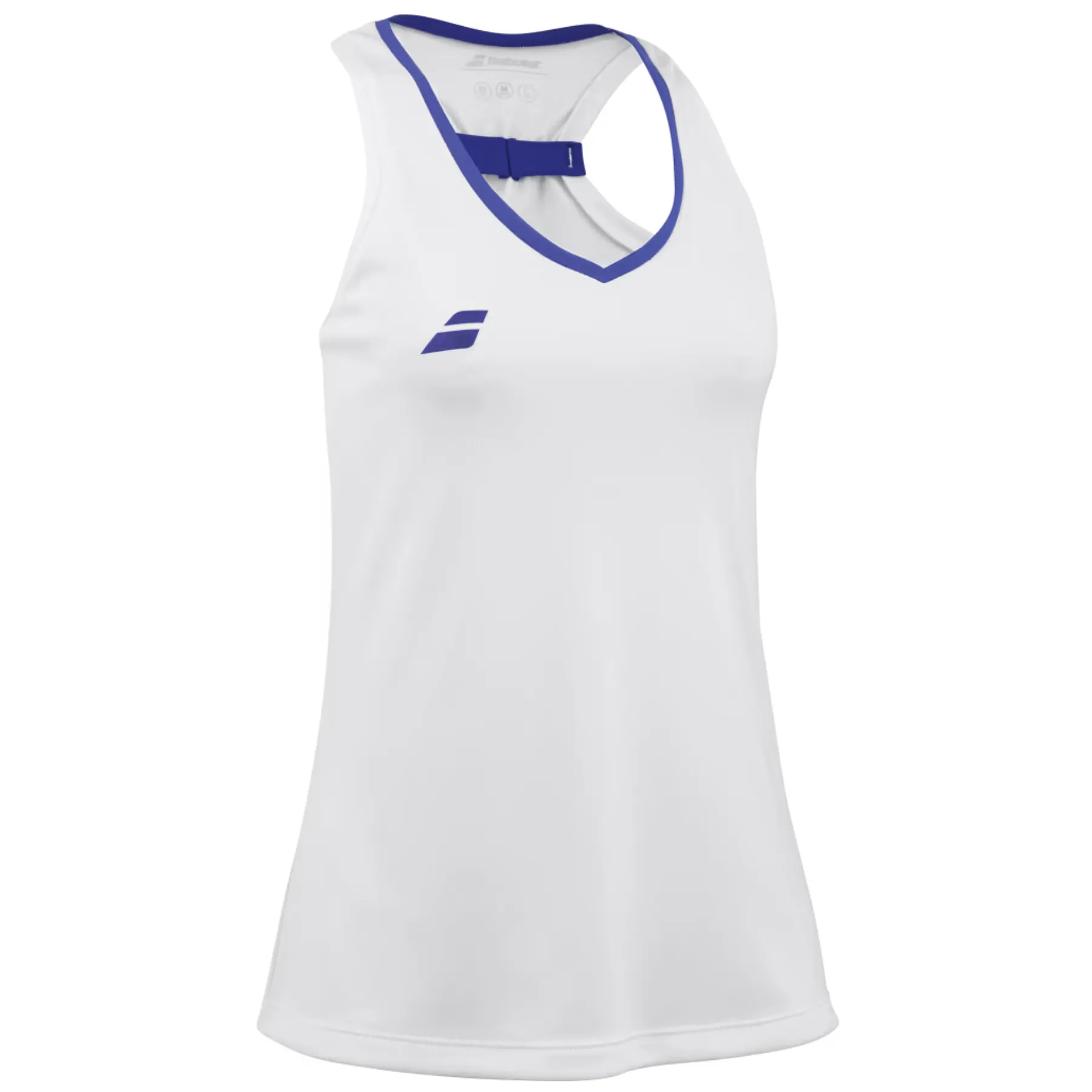 Babolat Play Tank Girl Top 1000 -  White/White