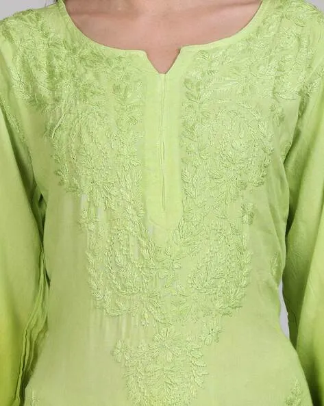 Bahar Ombre Dyed Chikankari Set