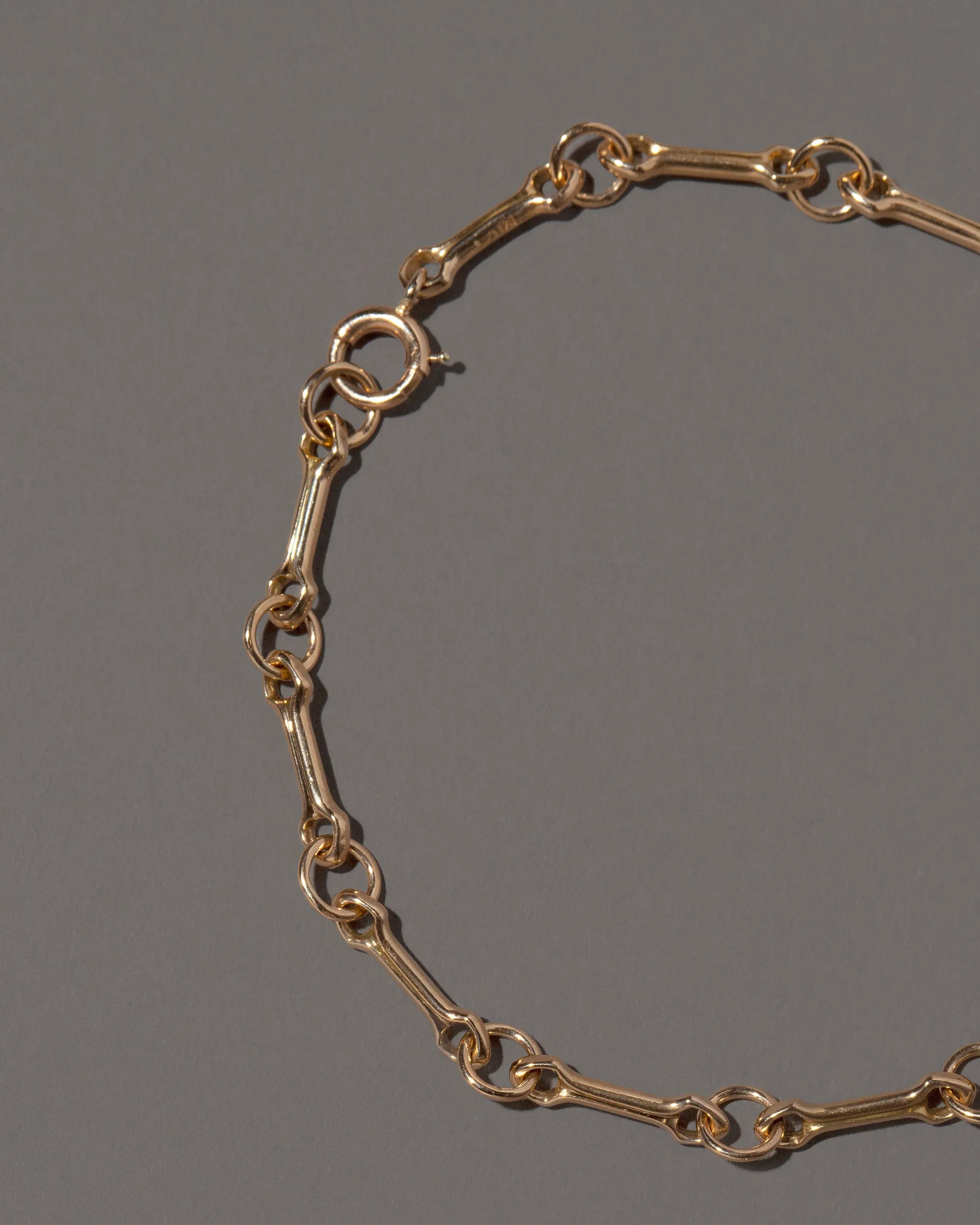 Bar Link Charm Chain Bracelet