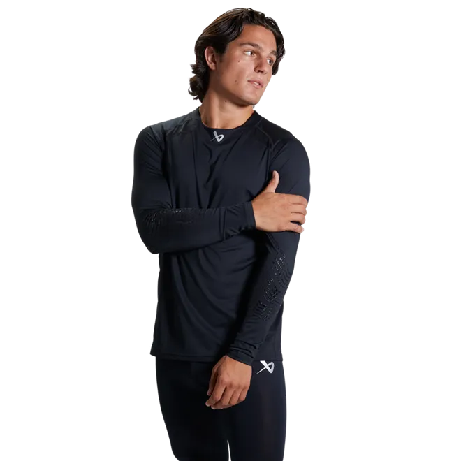 BAUER PRO LONGSLEEVE BASELAYER TOP SENIOR