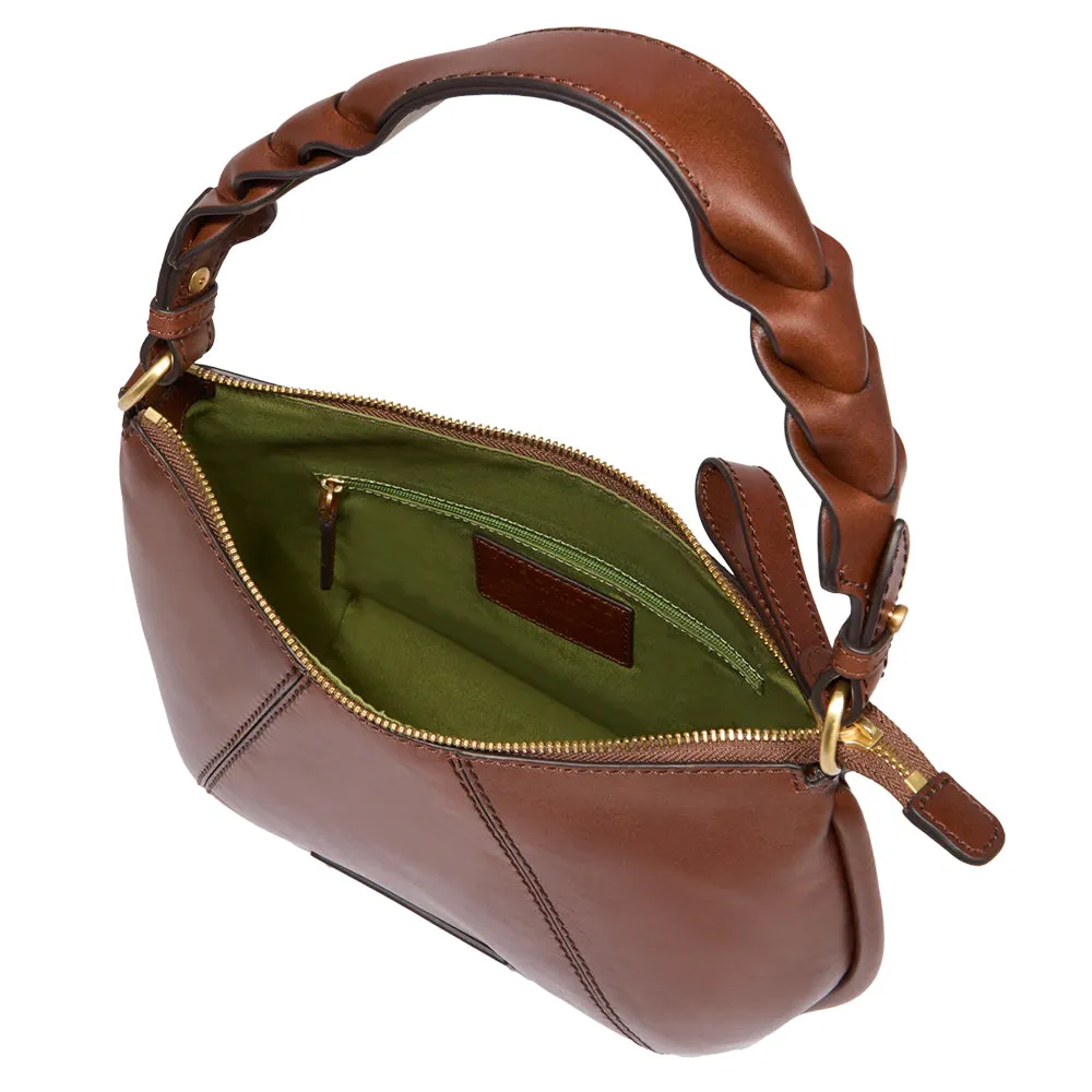 Borsa Donna Hobo Media con Tracolla THE BRIDGE linea Brigida in Pelle Marrone