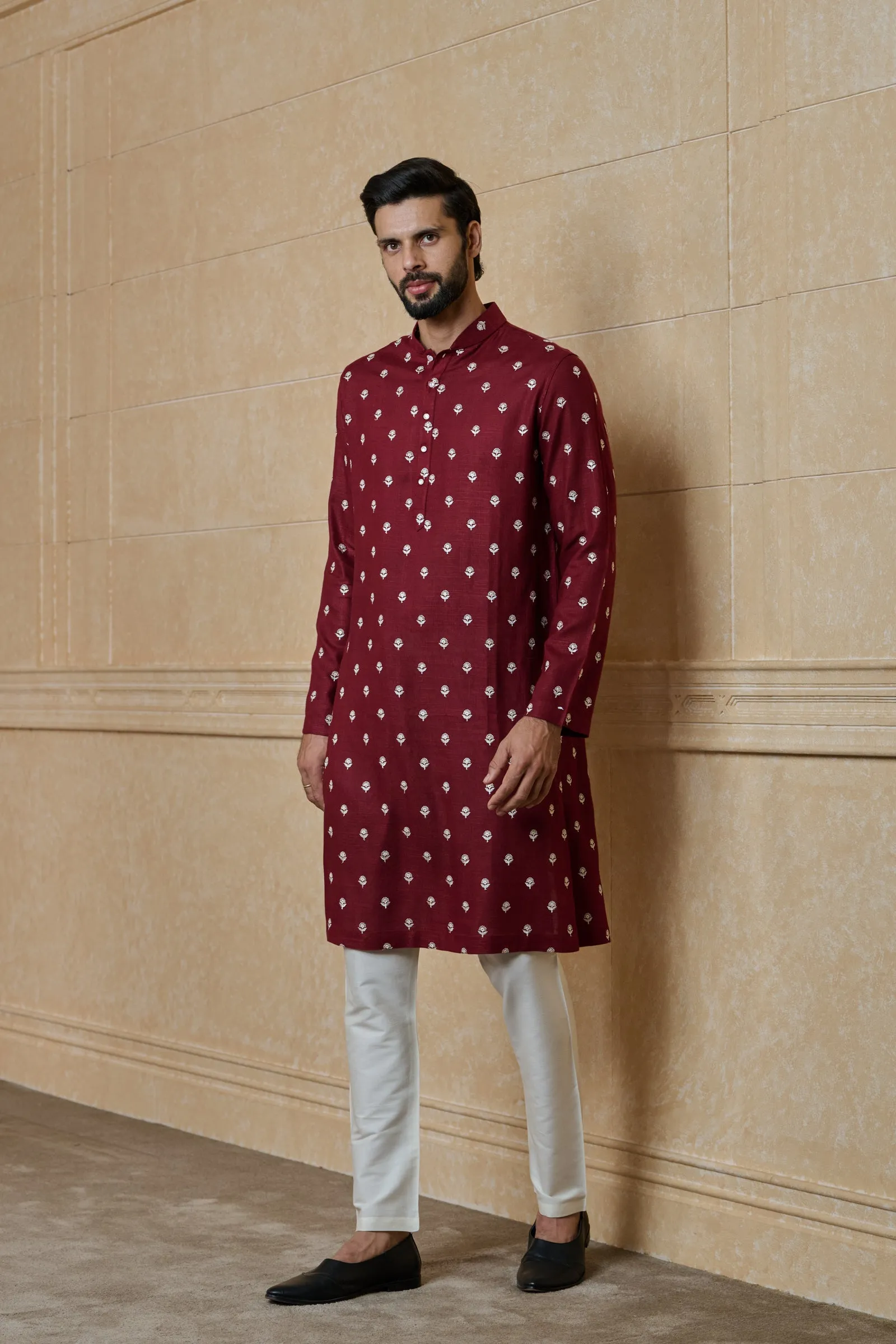 Butti Embroidered Kurta Set