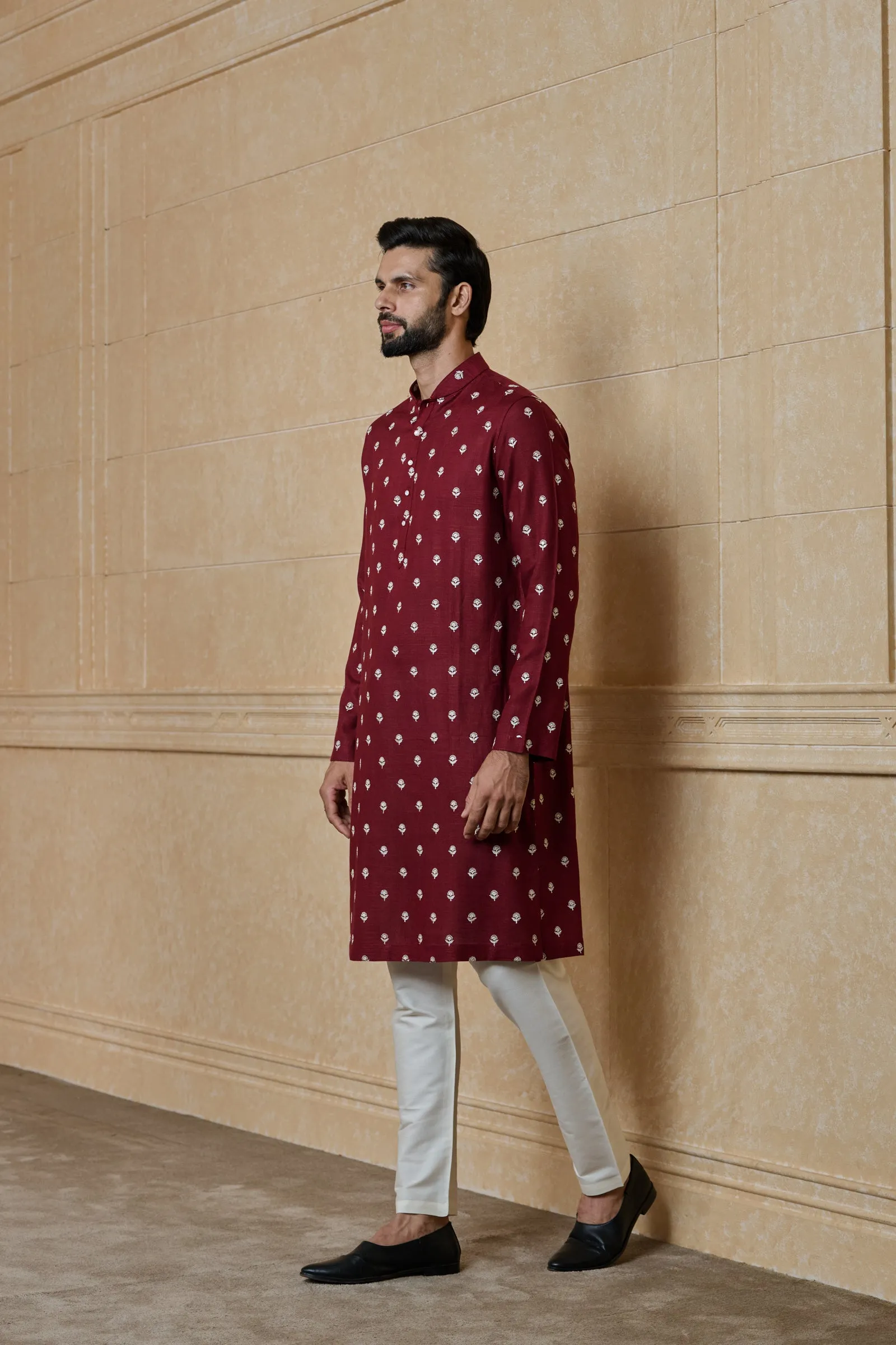 Butti Embroidered Kurta Set