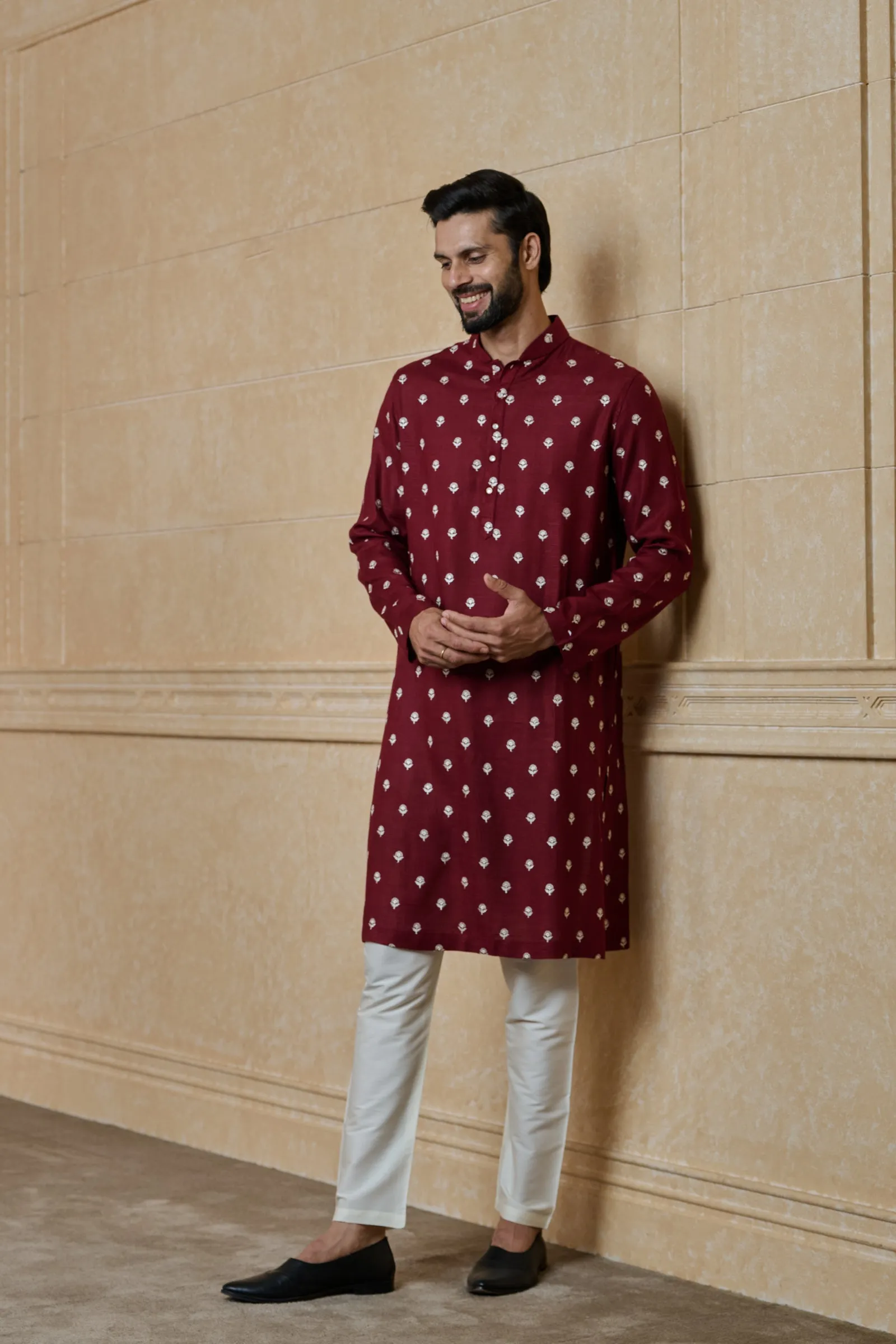 Butti Embroidered Kurta Set