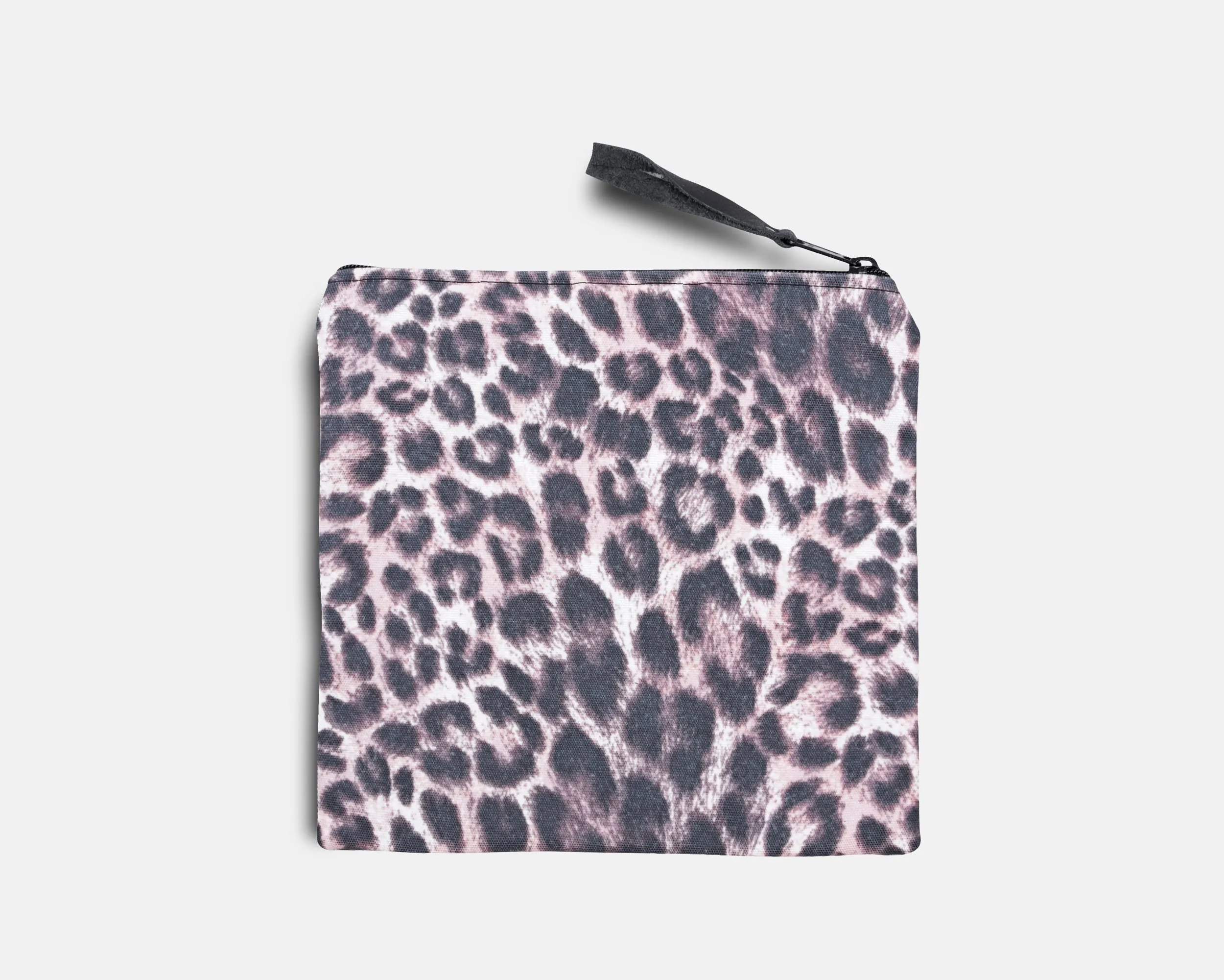 Canvas Bikini Bag - Leopard Print