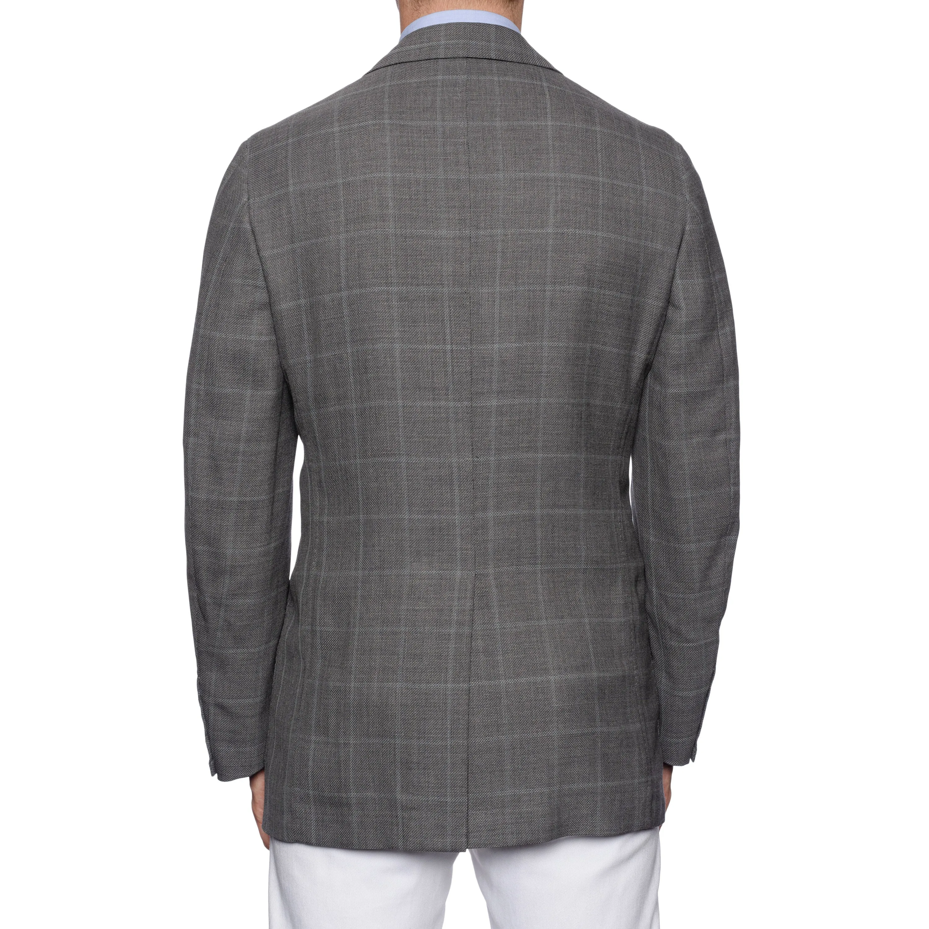 CASTANGIA 1850 Gray Plaid Wool Hopsack Sport Coat Jacket NEW