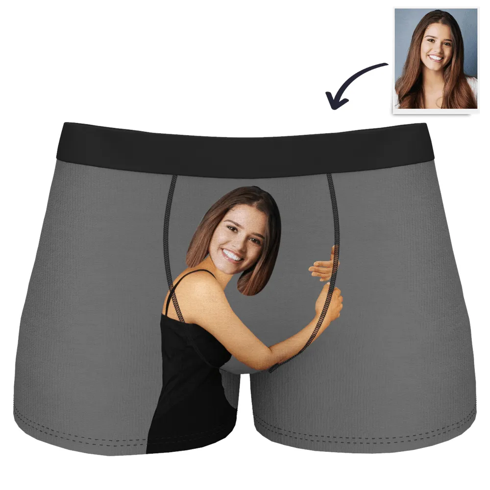 Christmas Gifts Custom Face On Body Boxer Shorts 3D Online Preview - Tan Skin