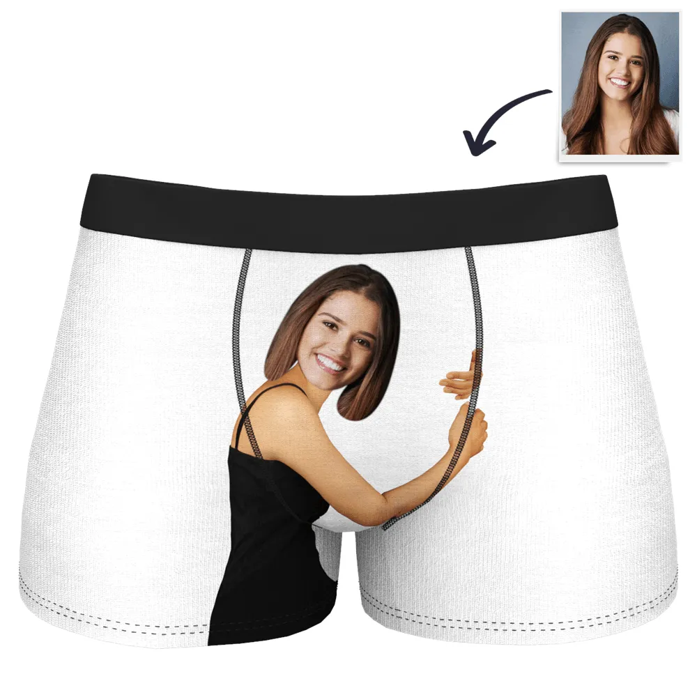 Christmas Gifts Custom Face On Body Boxer Shorts 3D Online Preview - Tan Skin