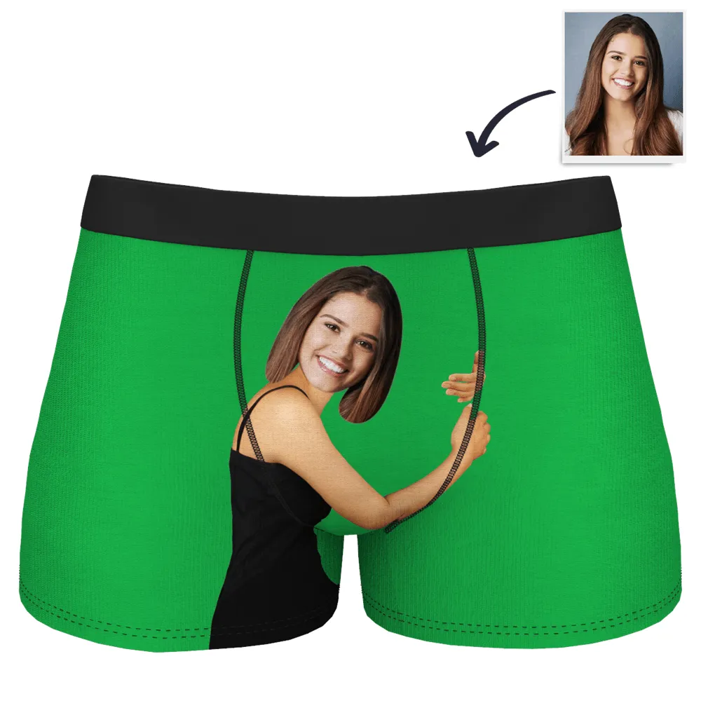 Christmas Gifts Custom Face On Body Boxer Shorts 3D Online Preview - Tan Skin