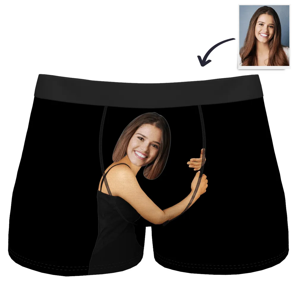 Christmas Gifts Custom Face On Body Boxer Shorts 3D Online Preview - Tan Skin