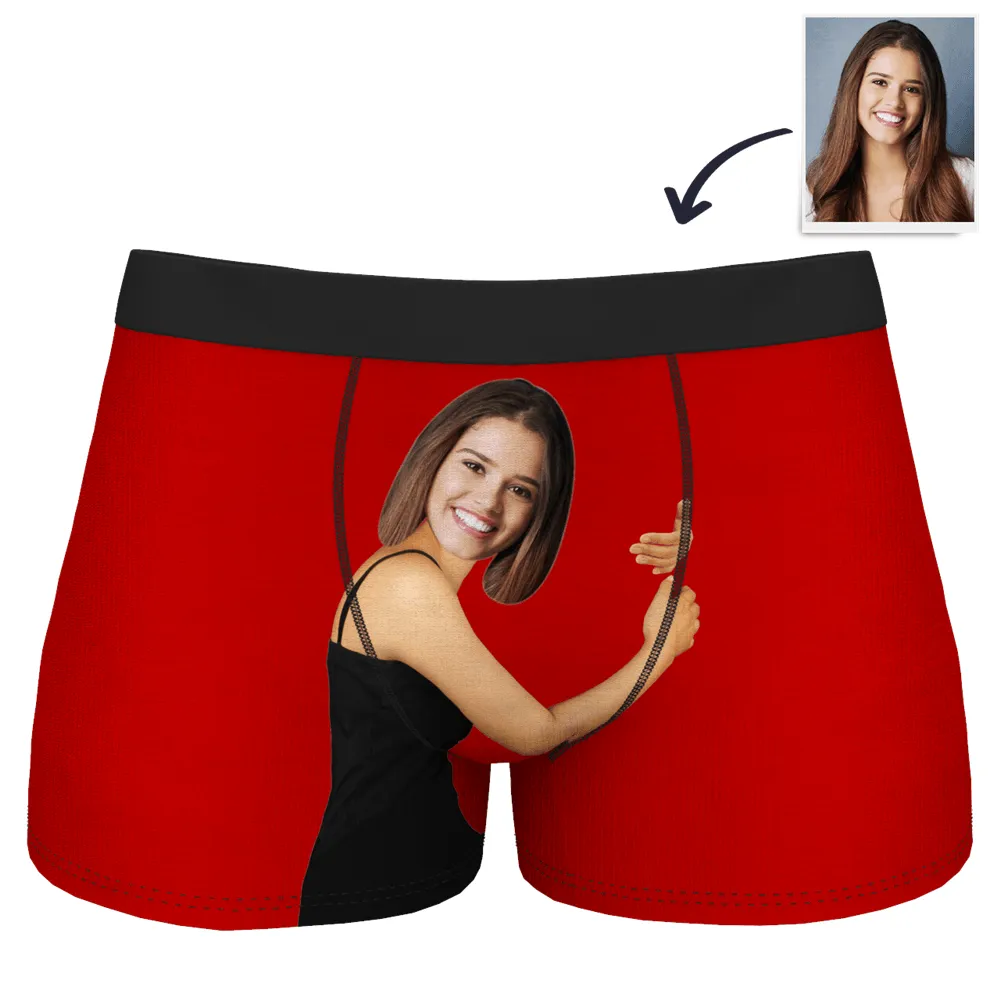 Christmas Gifts Custom Face On Body Boxer Shorts 3D Online Preview - Tan Skin