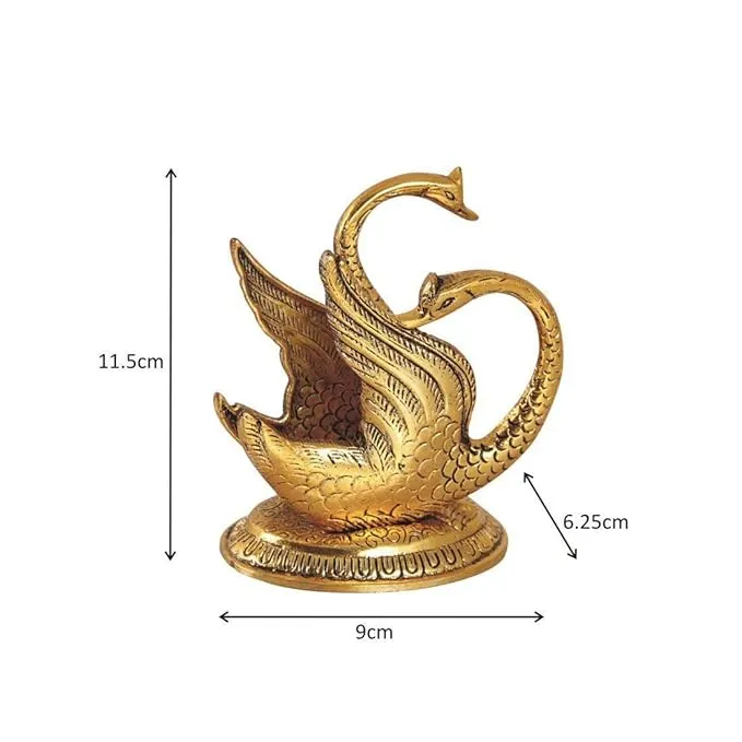 Craftemporio Handmade Handicrafts Decorative Antique Swan Duck Shape Napkin Holder Showpiece