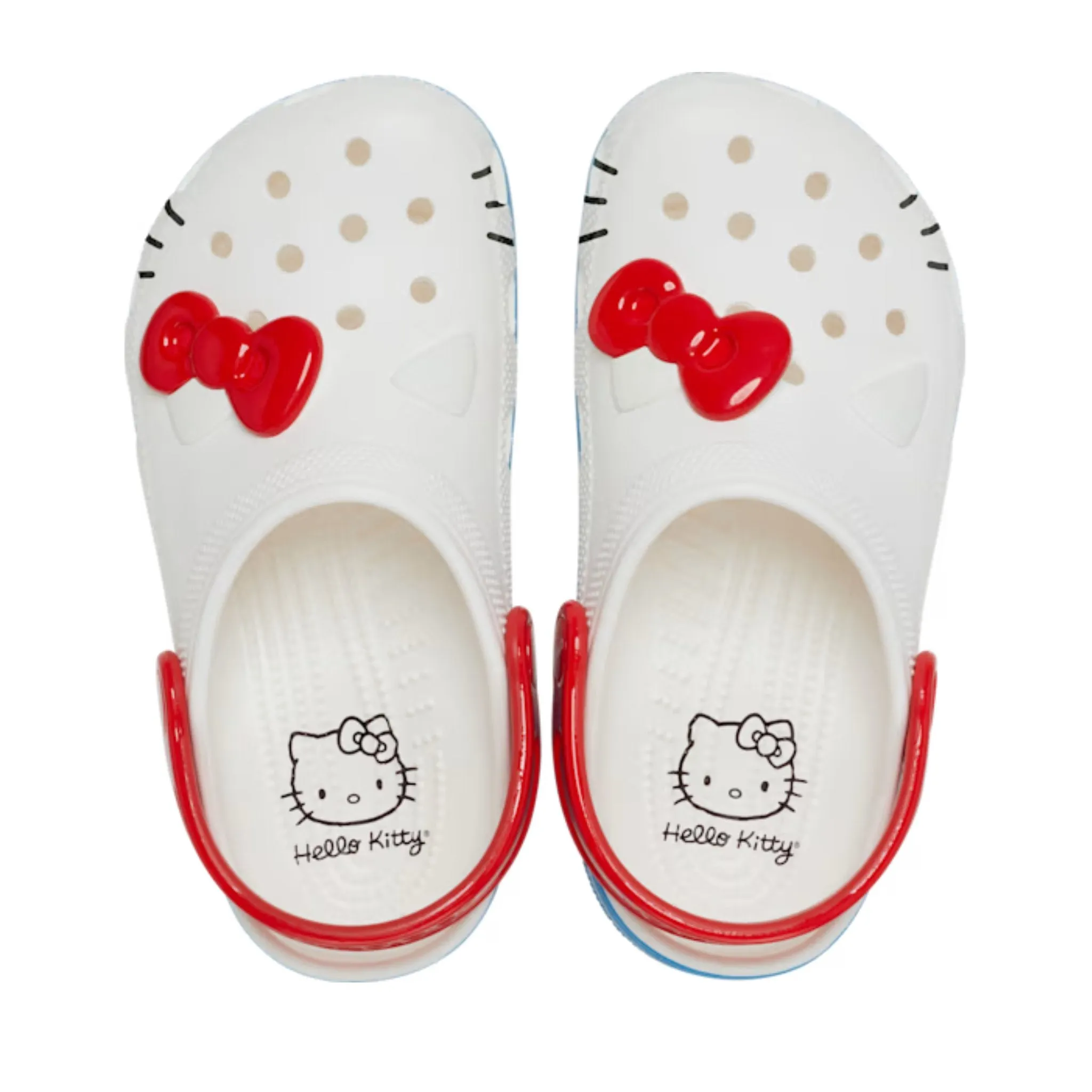 Crocs Kids' Hello Kitty Classic Clog - White