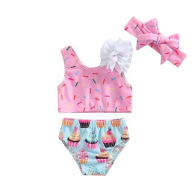 CUPCAKE Bikini with Headband