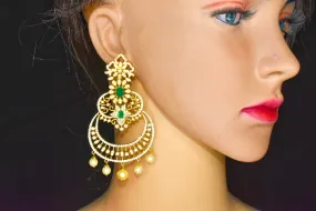 Cz Chandbali Earrings By Asp Fashion Jewellery