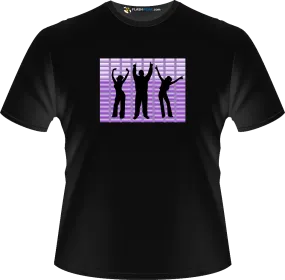 Dancing People Purple - Light-up T Shirt