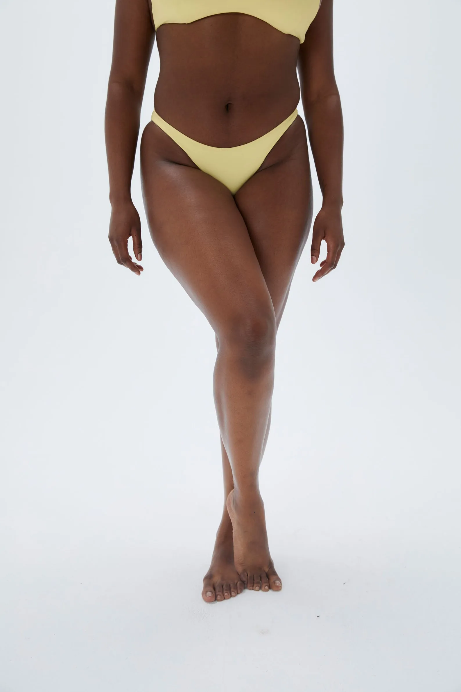 Dip Bikini Bottoms - Lemon Yellow