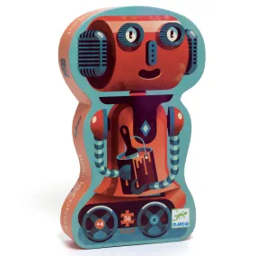 Djeco Bob the Robot 36pc Silhouette Puzzle