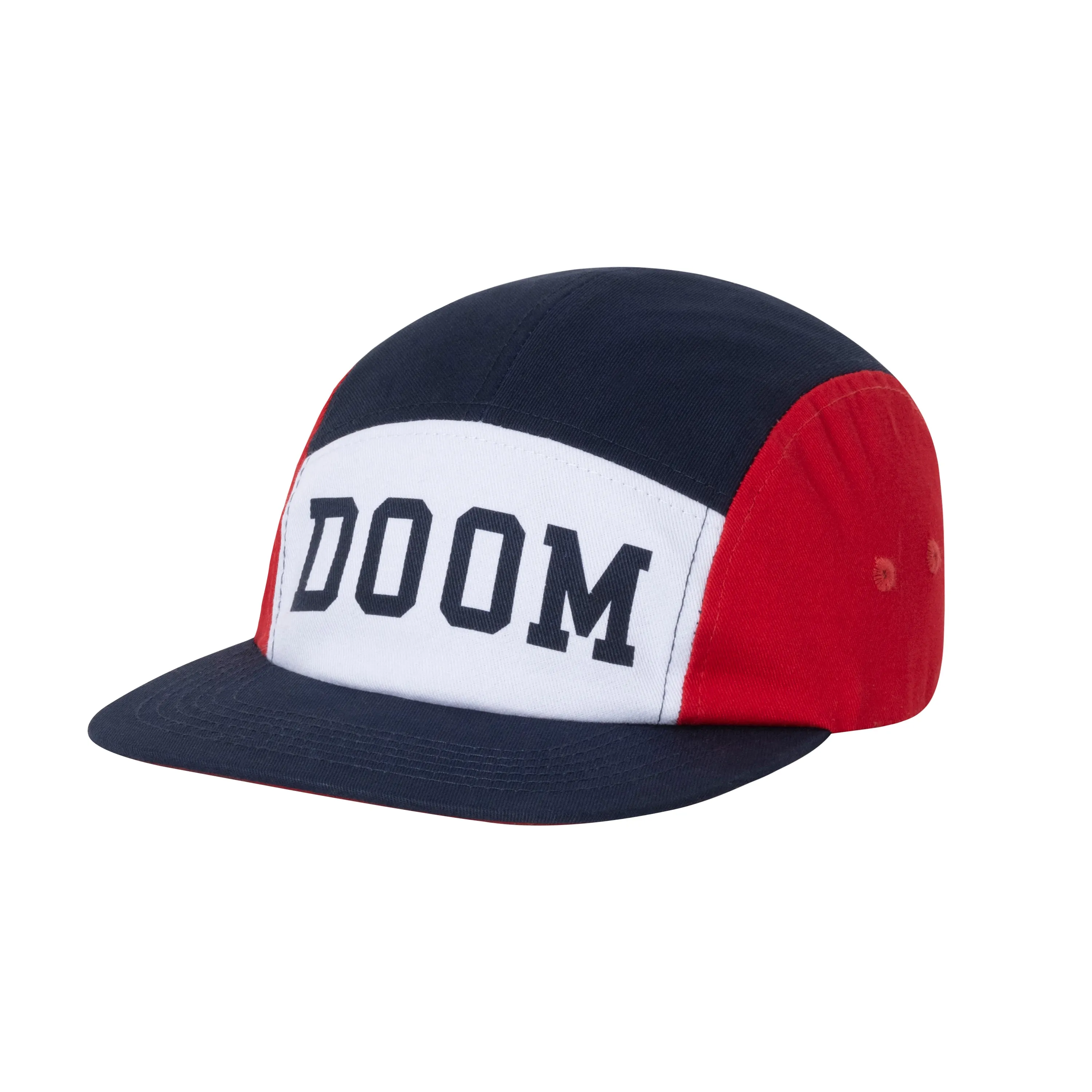 DOOM Color Block Hat (Navy/Red)