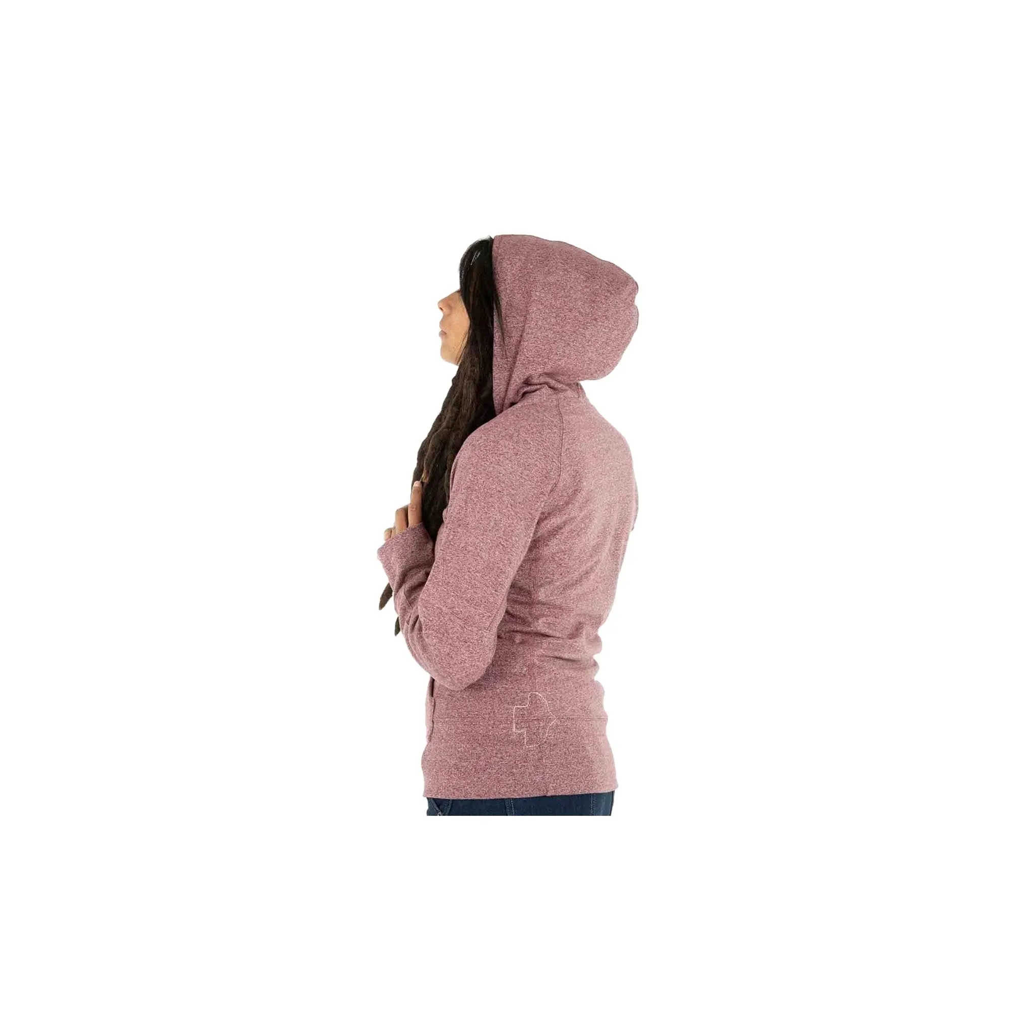 Dovetail Workwear Womens Pullover Hoody Red Heather