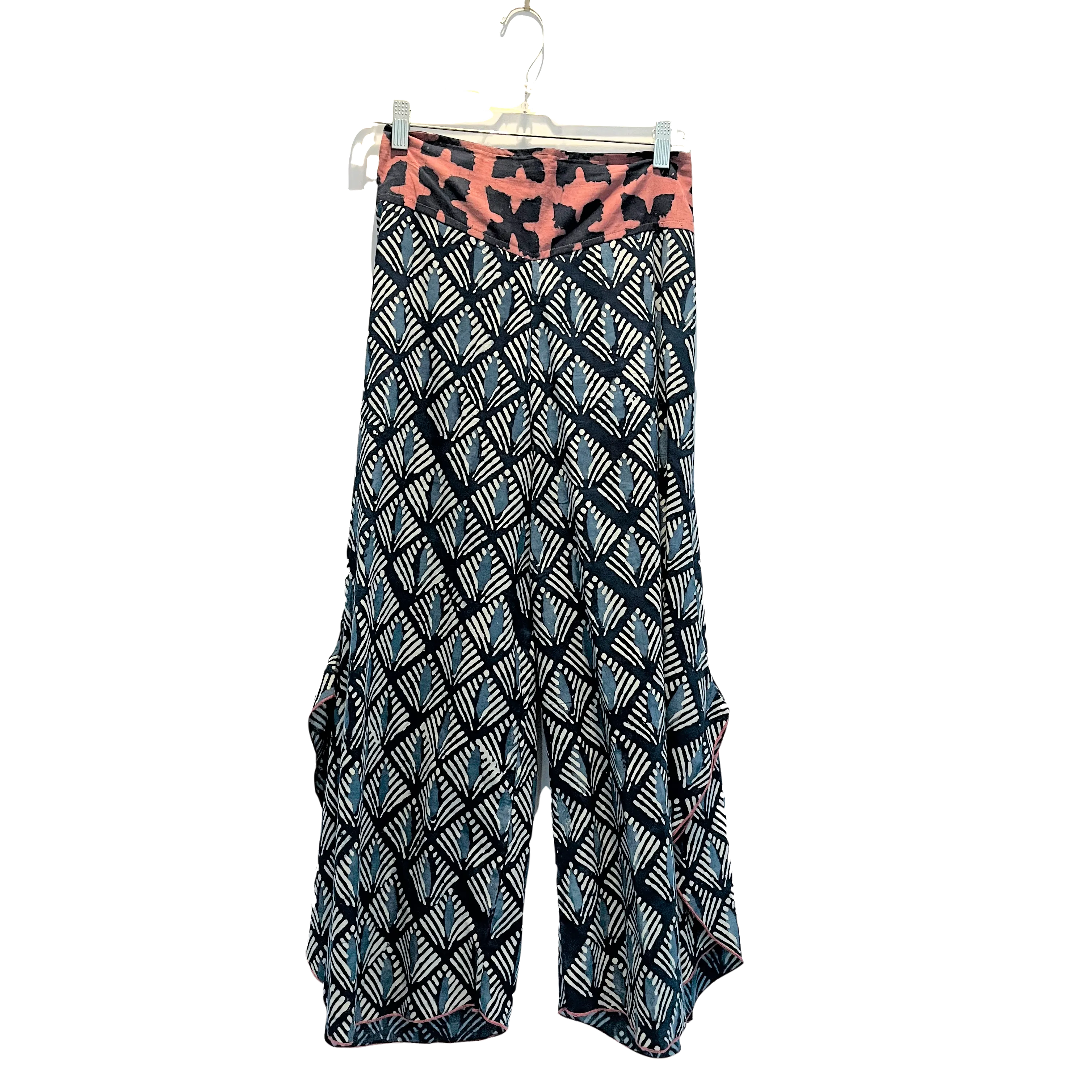 Flowing Wide Leg Pant  - 100% Cotton Hand Block Printed