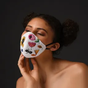 Garden Hand Embroidered Mask