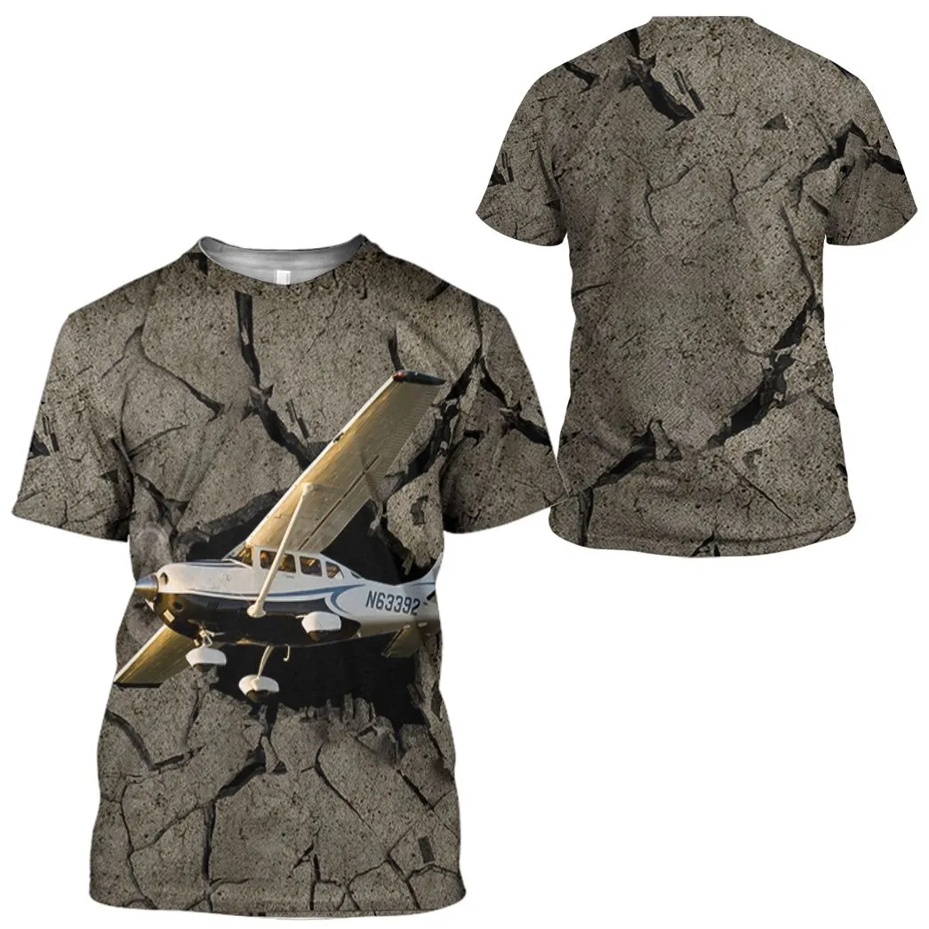 Gearhuman 3D Cessna Flying Through Tshirt Hoodie Apparel