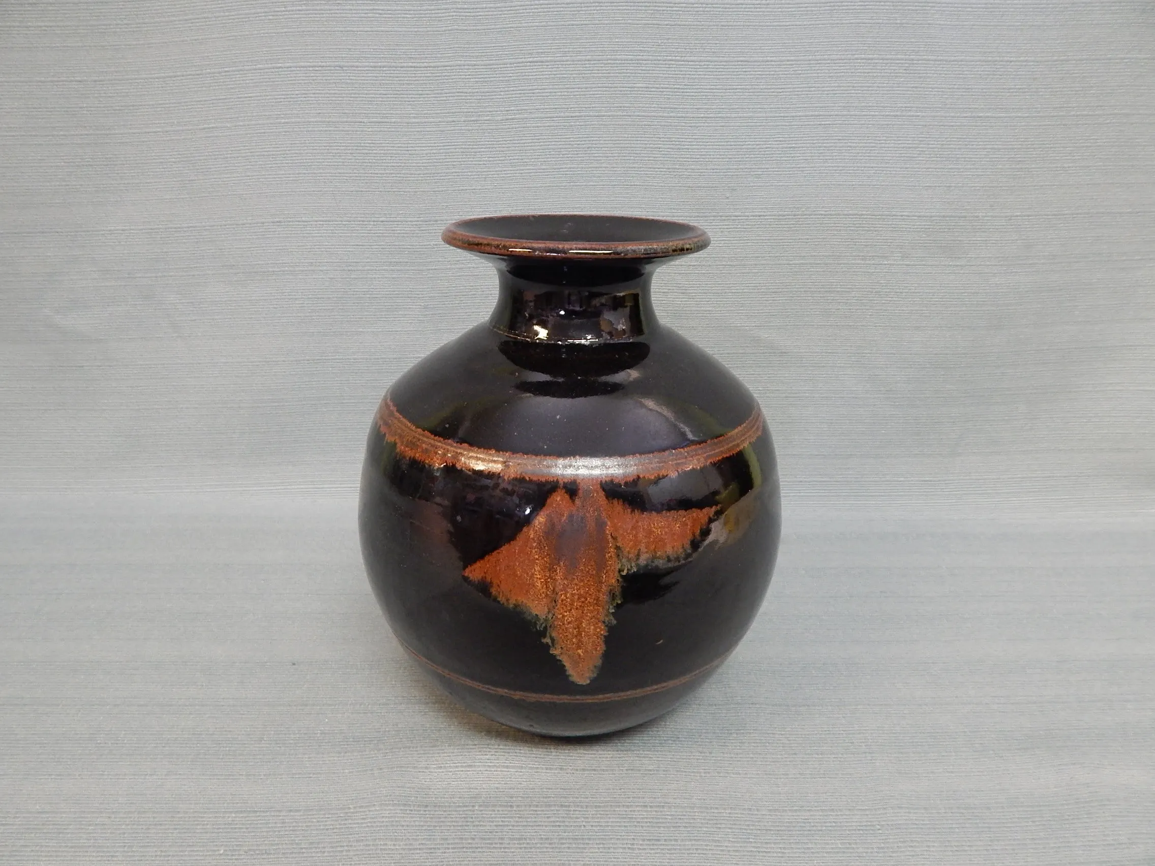 Handsome Stoneware Vase by Jack Warner - Very Good Condition