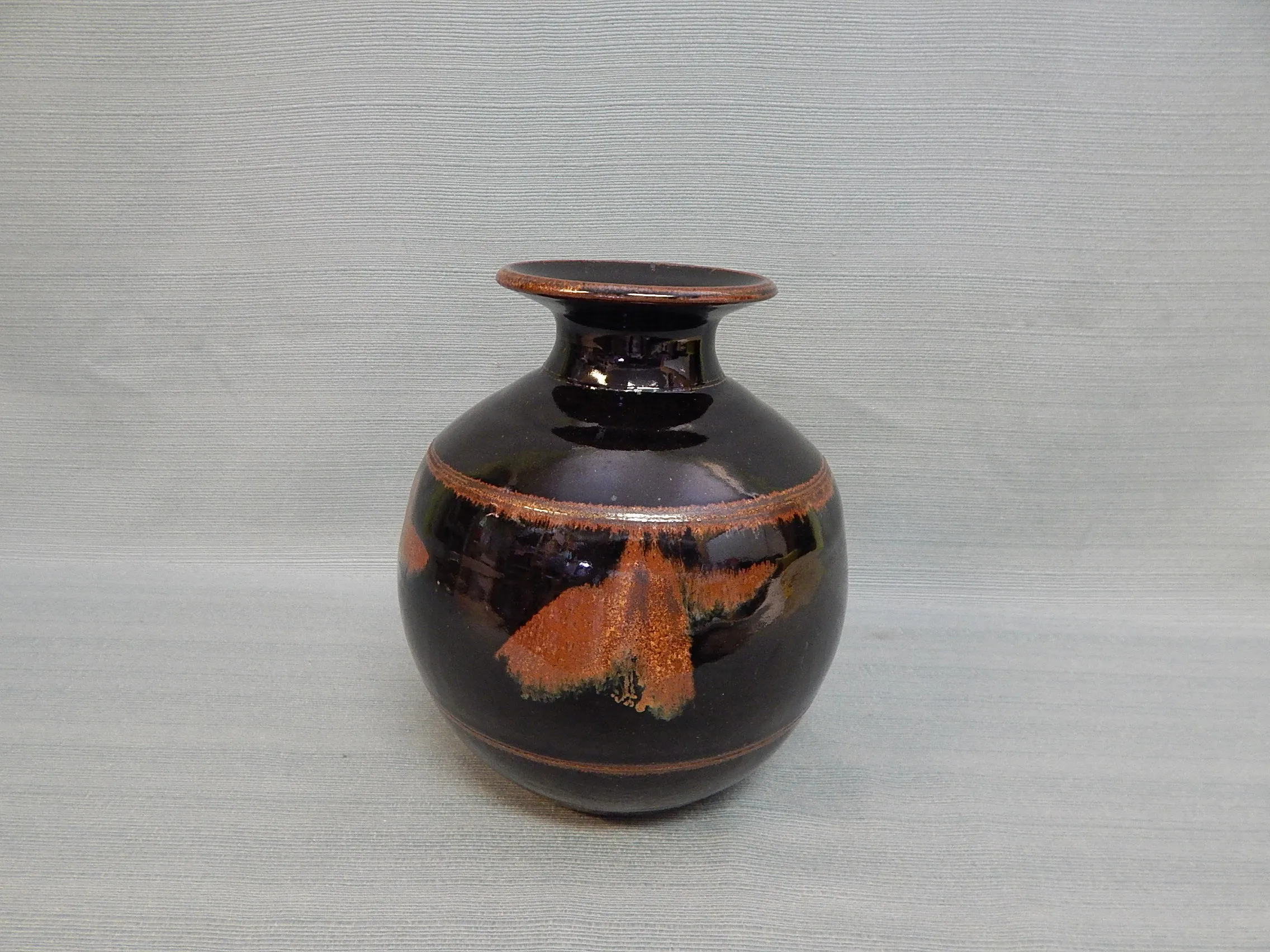 Handsome Stoneware Vase by Jack Warner - Very Good Condition