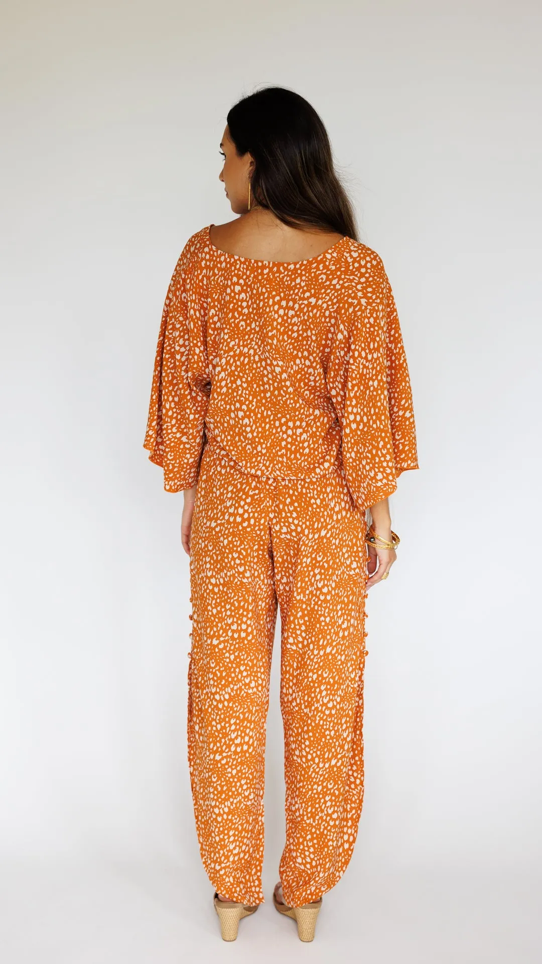 Kiely Top / Speckled Papaya