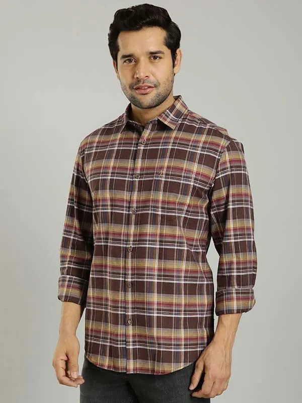 Men Checked Full Sleeve Cotton Shirt