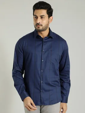 Men Checked Full Sleeve Cotton Shirt