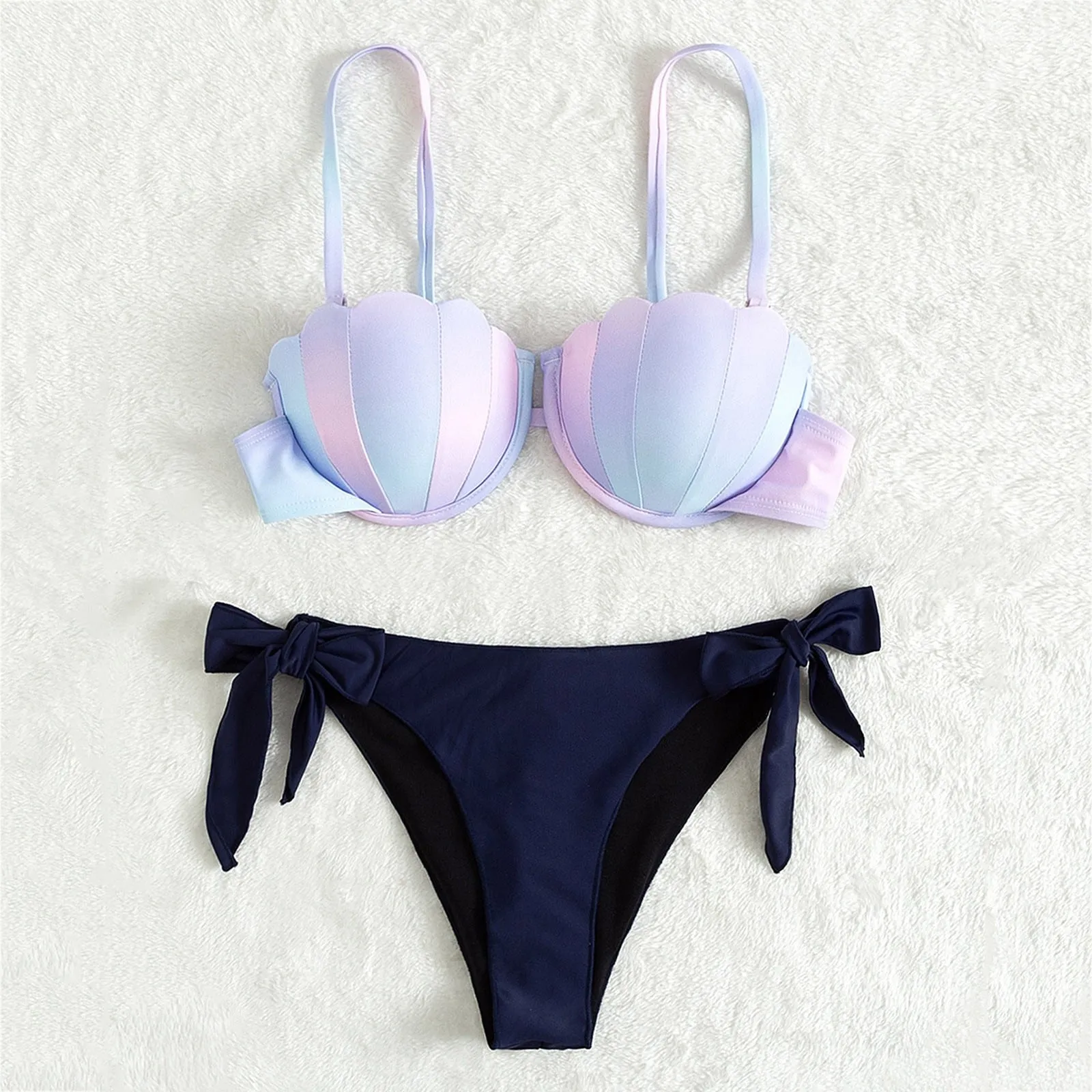 Mermaid Dreams – Push-Up-Bikini in Muschelform