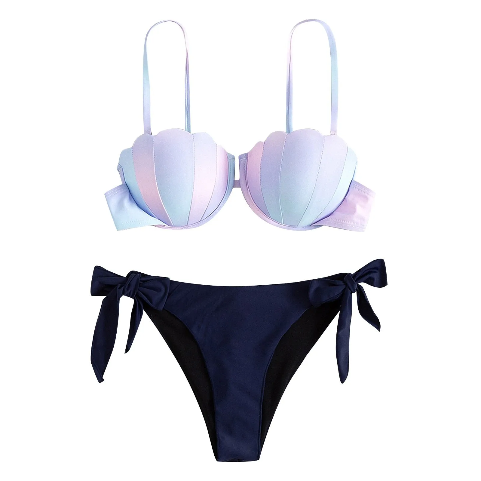 Mermaid Dreams – Push-Up-Bikini in Muschelform