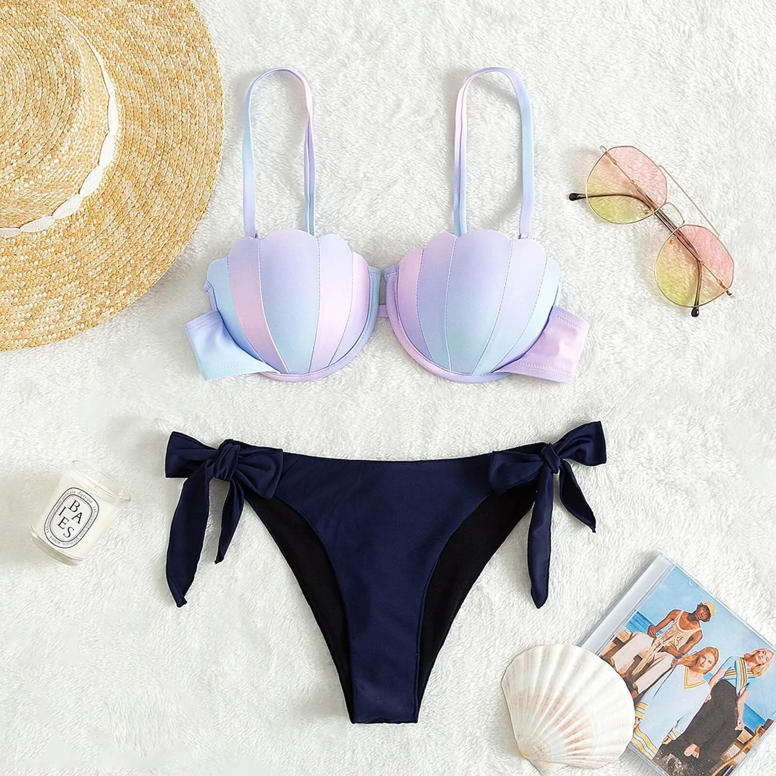 Mermaid Dreams – Push-Up-Bikini in Muschelform