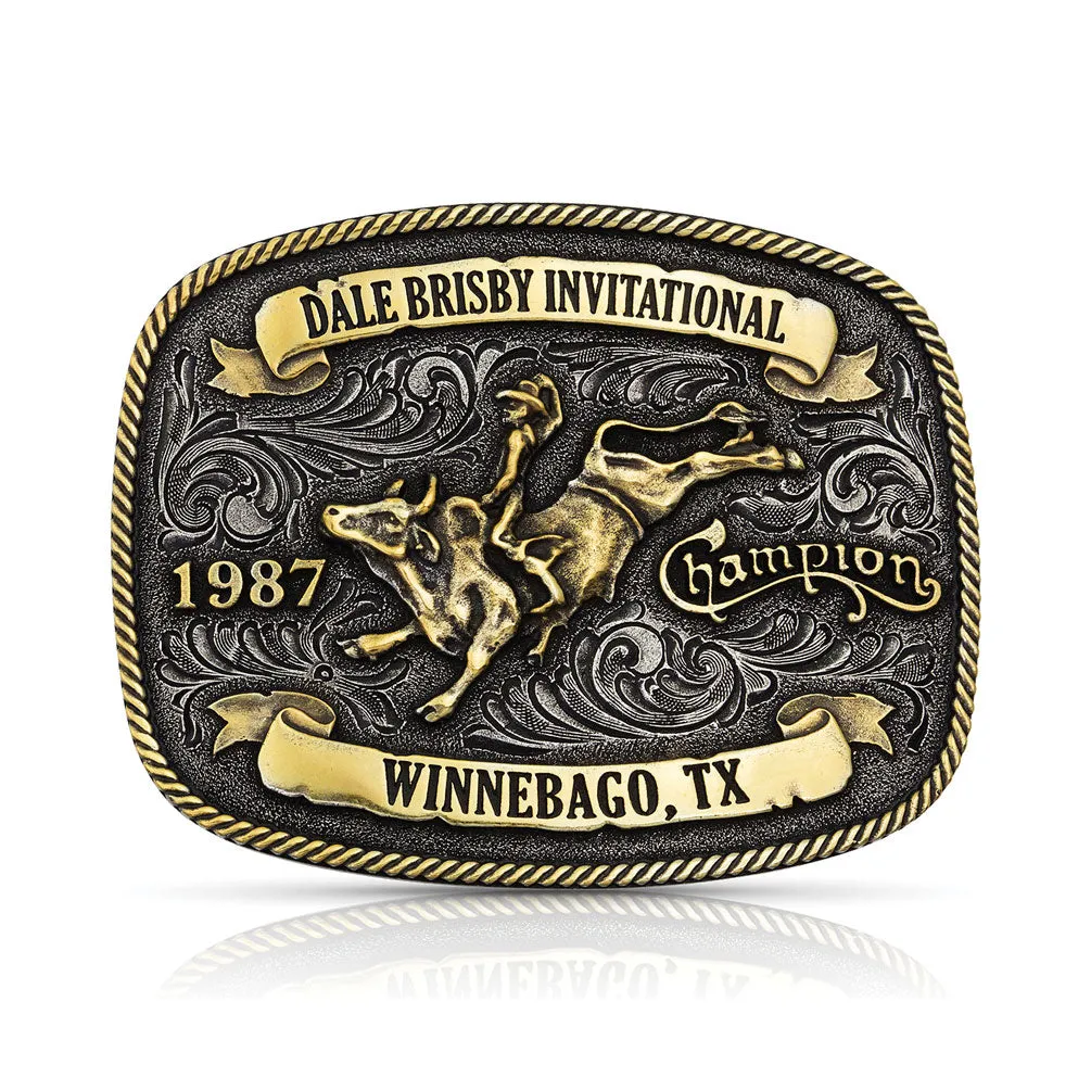 Montana Silversmiths Men's Dale Brisby 1987 Trophy Buckle