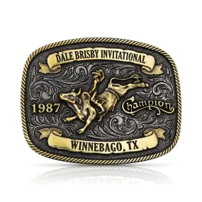 Montana Silversmiths Men's Dale Brisby 1987 Trophy Buckle