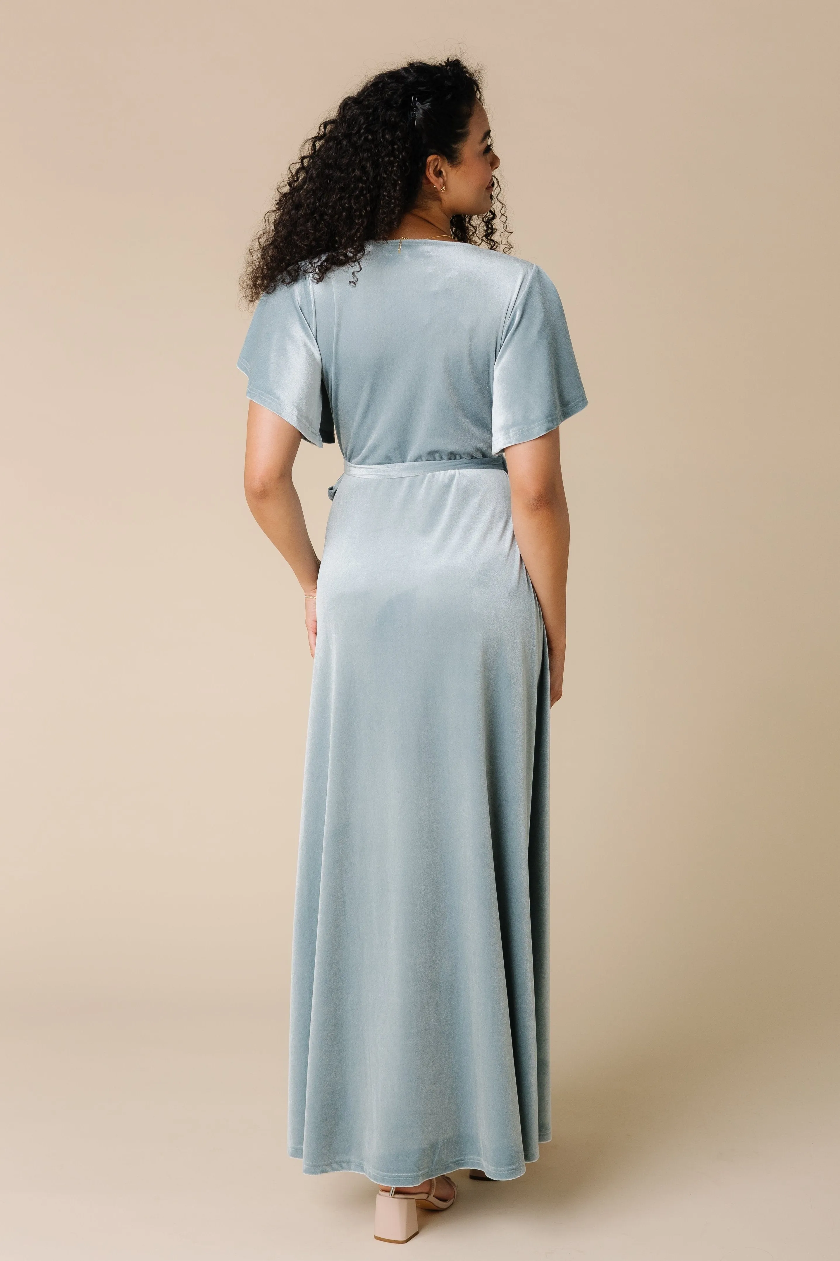 Naples Velvet Maxi Dress